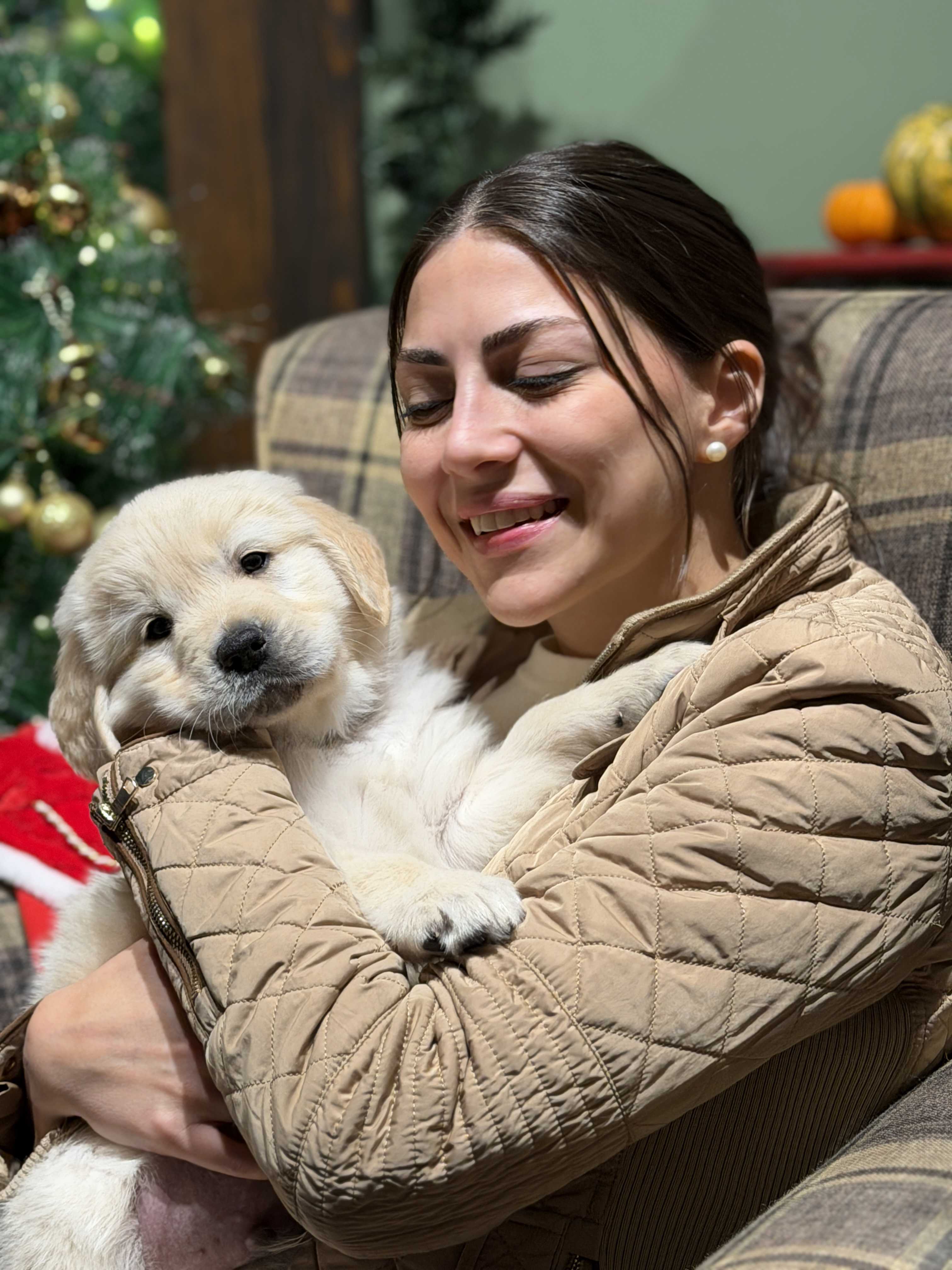 Molly'nin bebeklerinden ailesine kavuşan ilki Cooper yeni ismiyle Moka yeni yuvasına bol şans getirsin :)
